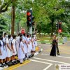 පාසල් සිසුන් දැණුවත් කිරීම සඳහා මාර්ග ආරක්ෂණ ඒ්කකයක් ස්ථාපනය කිරීම - විහාරමහාදේවී උද්‍යානය .